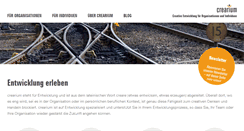 Desktop Screenshot of crearium.ch
